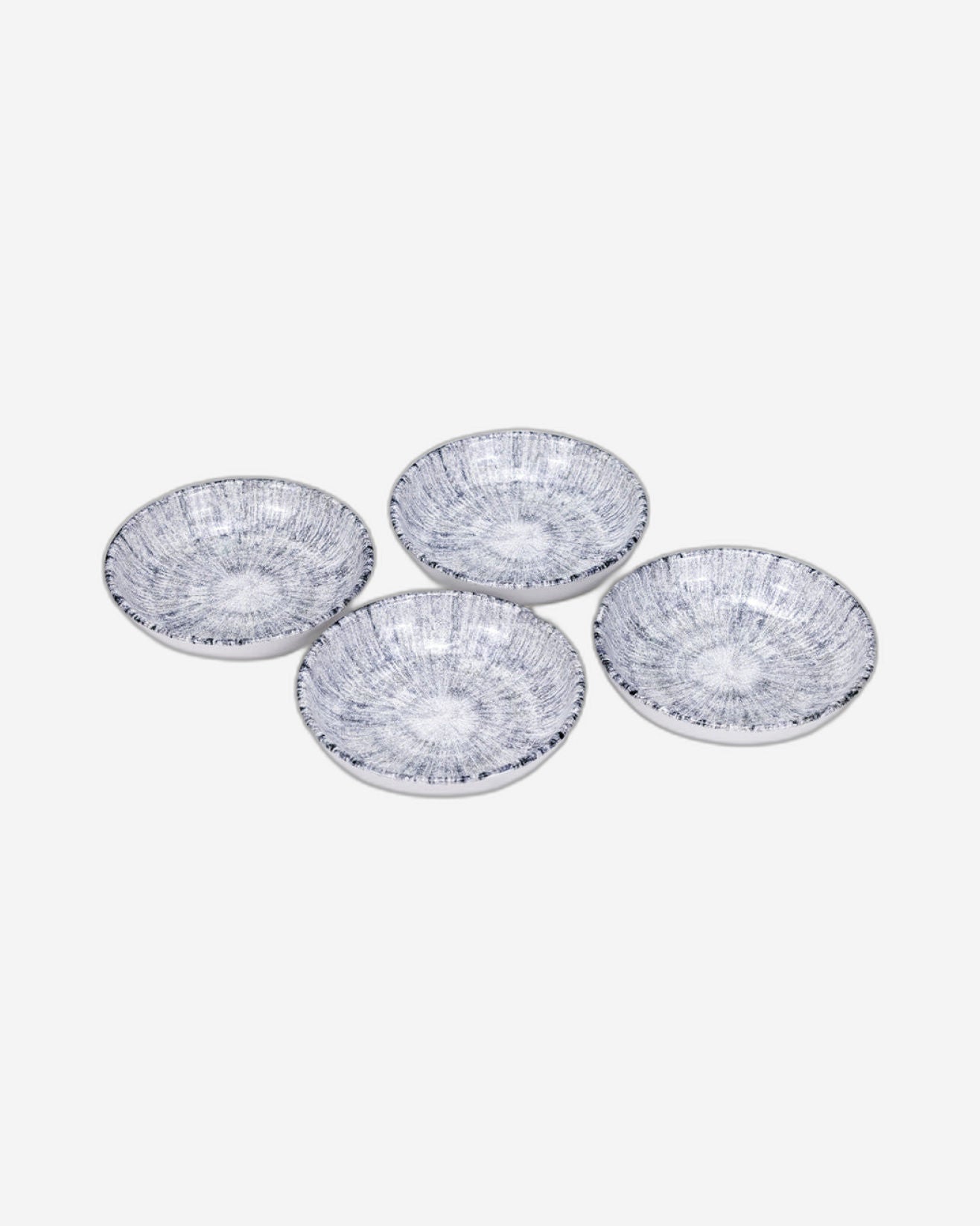 Edessa Astin 13cm Round Ceramic Serving Bowl, Multicolor (Set of 4)