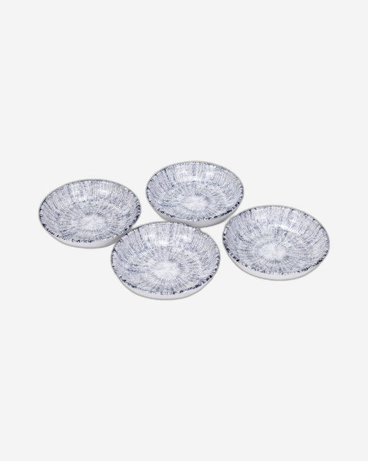 Edessa Astin 13cm Round Ceramic Serving Bowl, Multicolor (Set of 4)