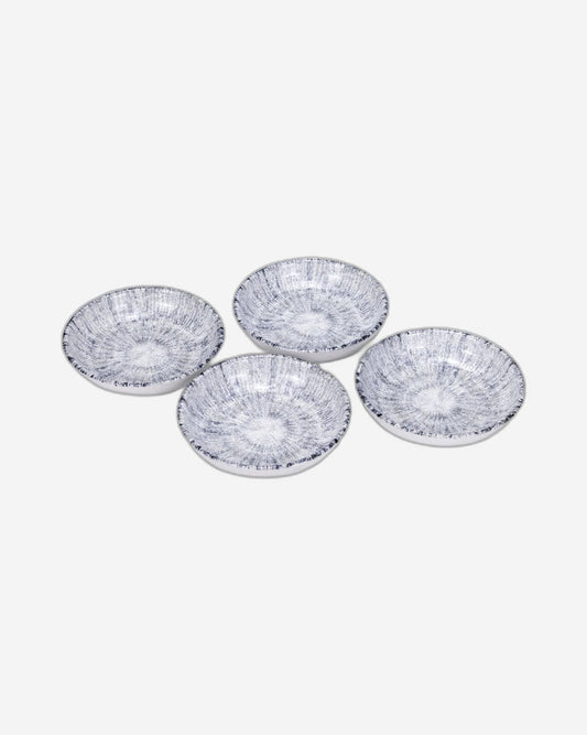 Edessa Astin 13cm Round Ceramic Serving Bowl, Multicolor (Set of 4)