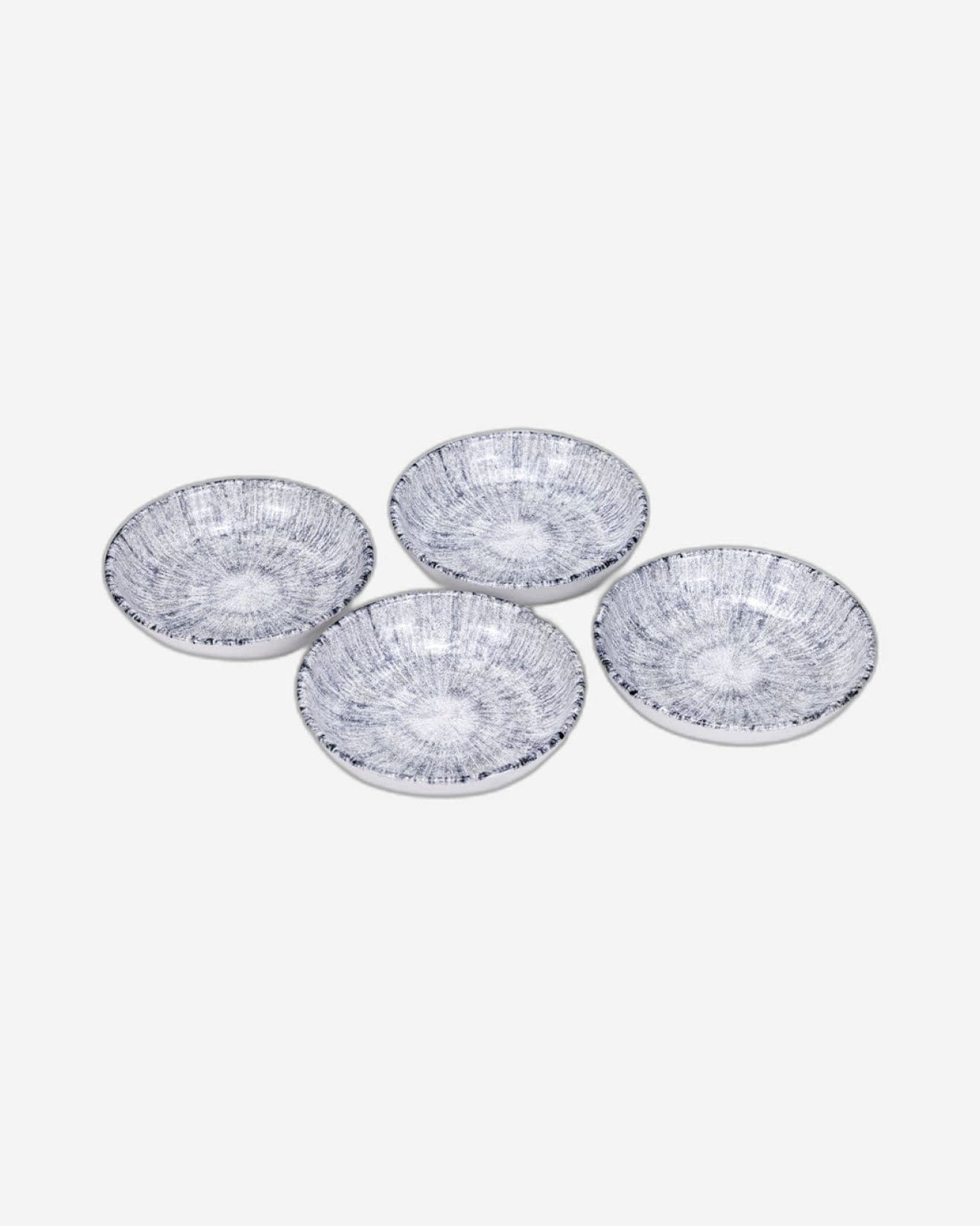 Edessa Astin 13cm Round Ceramic Serving Bowl, Multicolor (Set of 4)