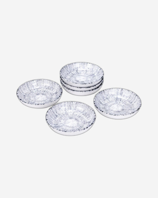 Edessa Astin 13cm Round Ceramic Serving Bowl, Multicolor (Set of 6)
