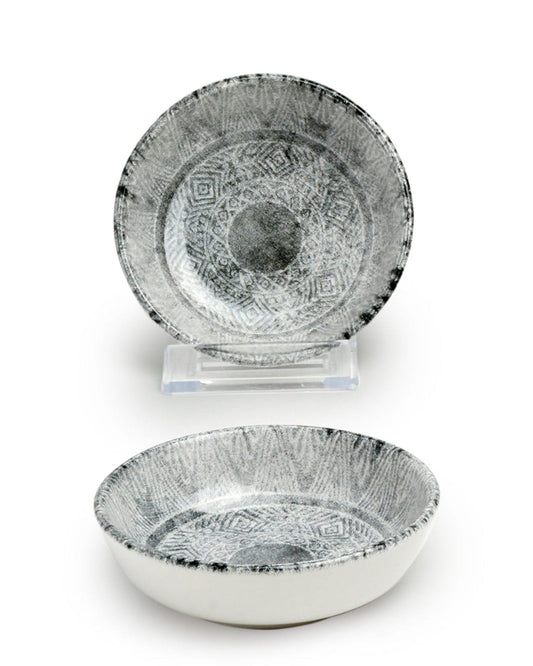 Edessa Ceramic Ginko 10.5Cm Round Snack Bowl (Set of 1)