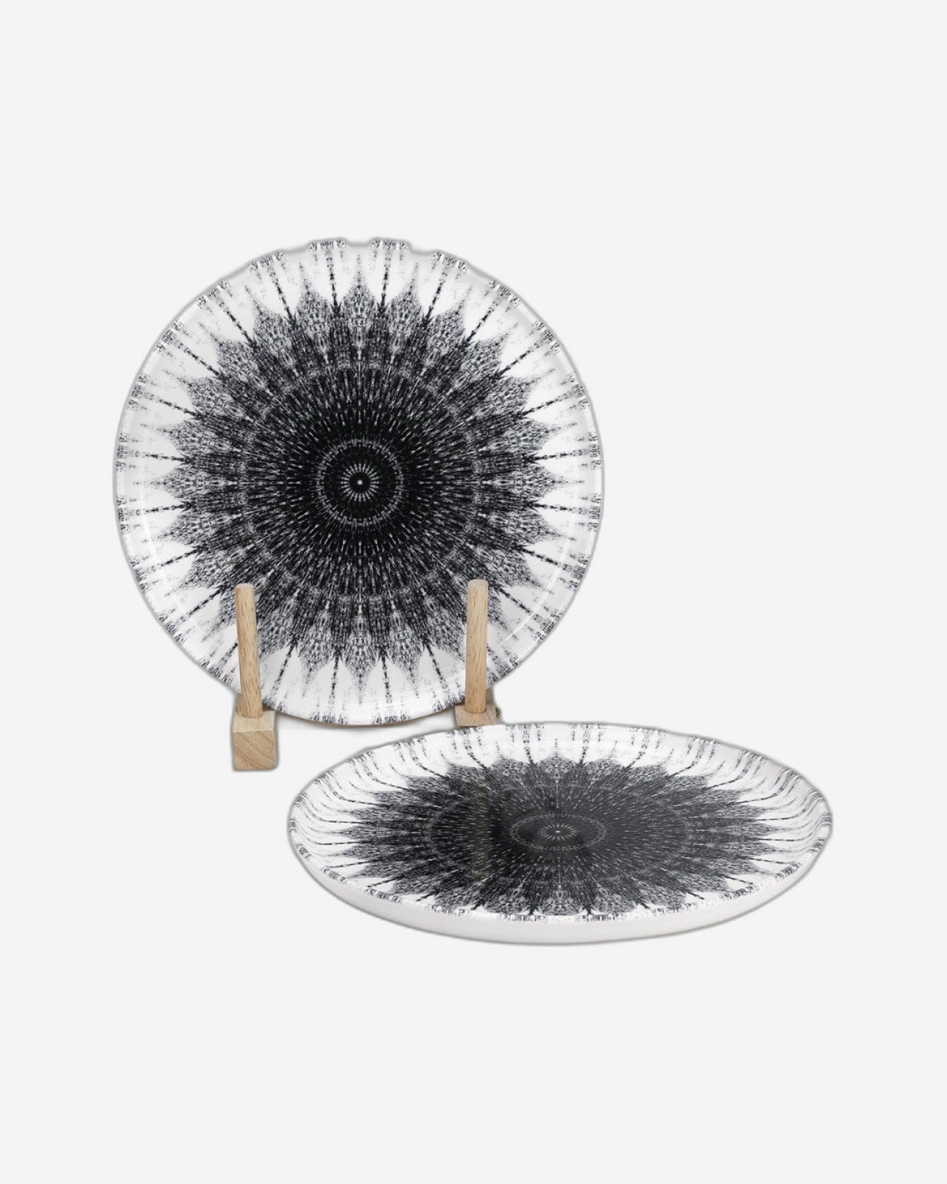 Edessa Cosmo 20cm Ceramic Dessert Plate, Multicolor (Set of 4)