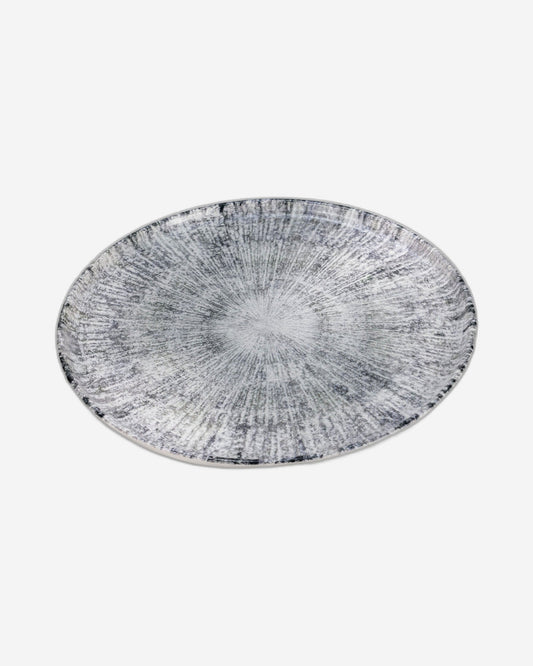 Edessa 26.5cm Astin Ceramic Dinner Plate - Multicolor (Set of 1)