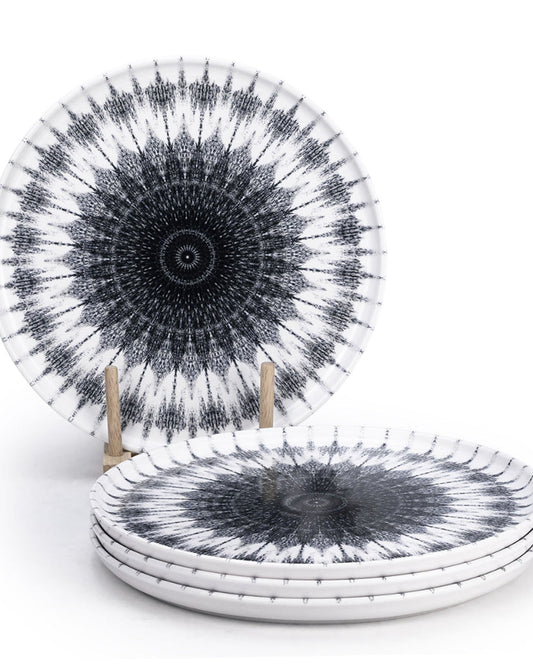 Edessa 26.5cm Cosmo Ceramic Dinner Plate - Multicolor (Set of 4)