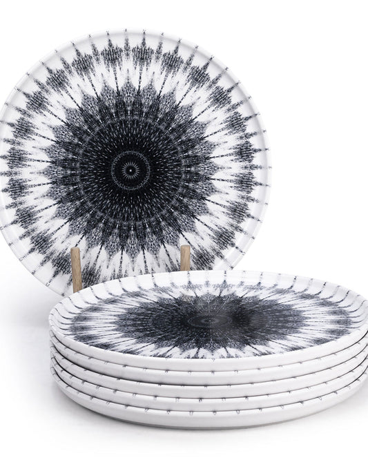 Edessa 26.5cm Cosmo Ceramic Dinner Plate - Multicolor (Set of 6)