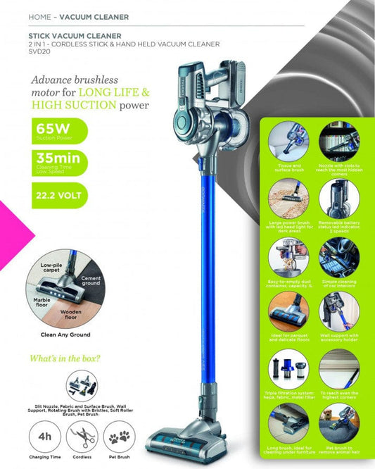 Kenwood 2 in 1 Cordless Vacuum Cleaner Cordless
