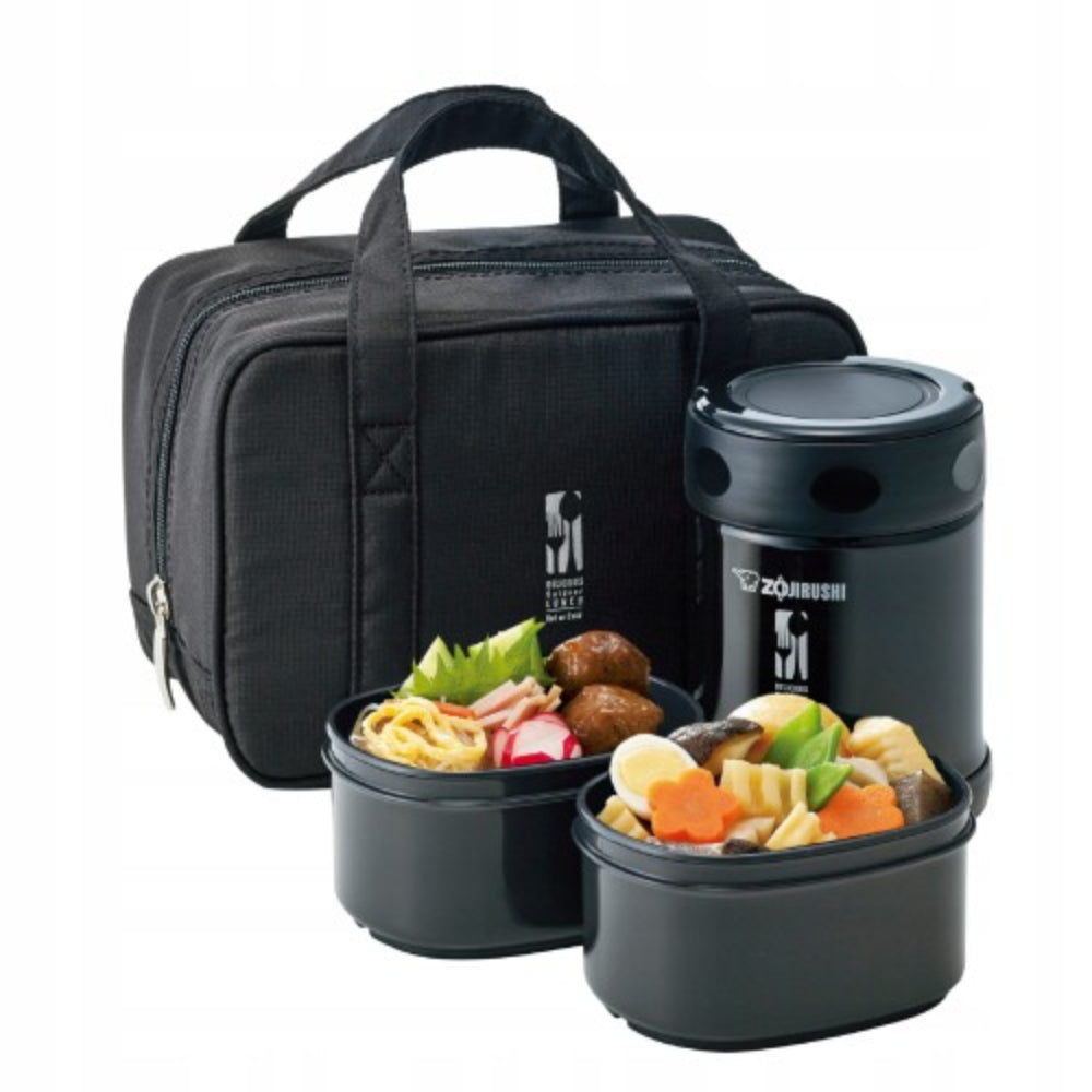 Zojirushi 0.35L Black Vacuum Food Jar