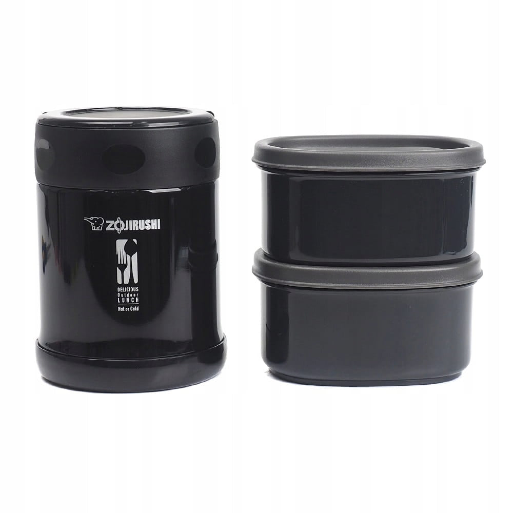 Zojirushi 0.35L Black Vacuum Food Jar