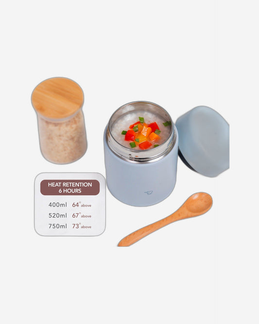 Zojirushi Stainless Steel Food Jar 0.4L- Beige.