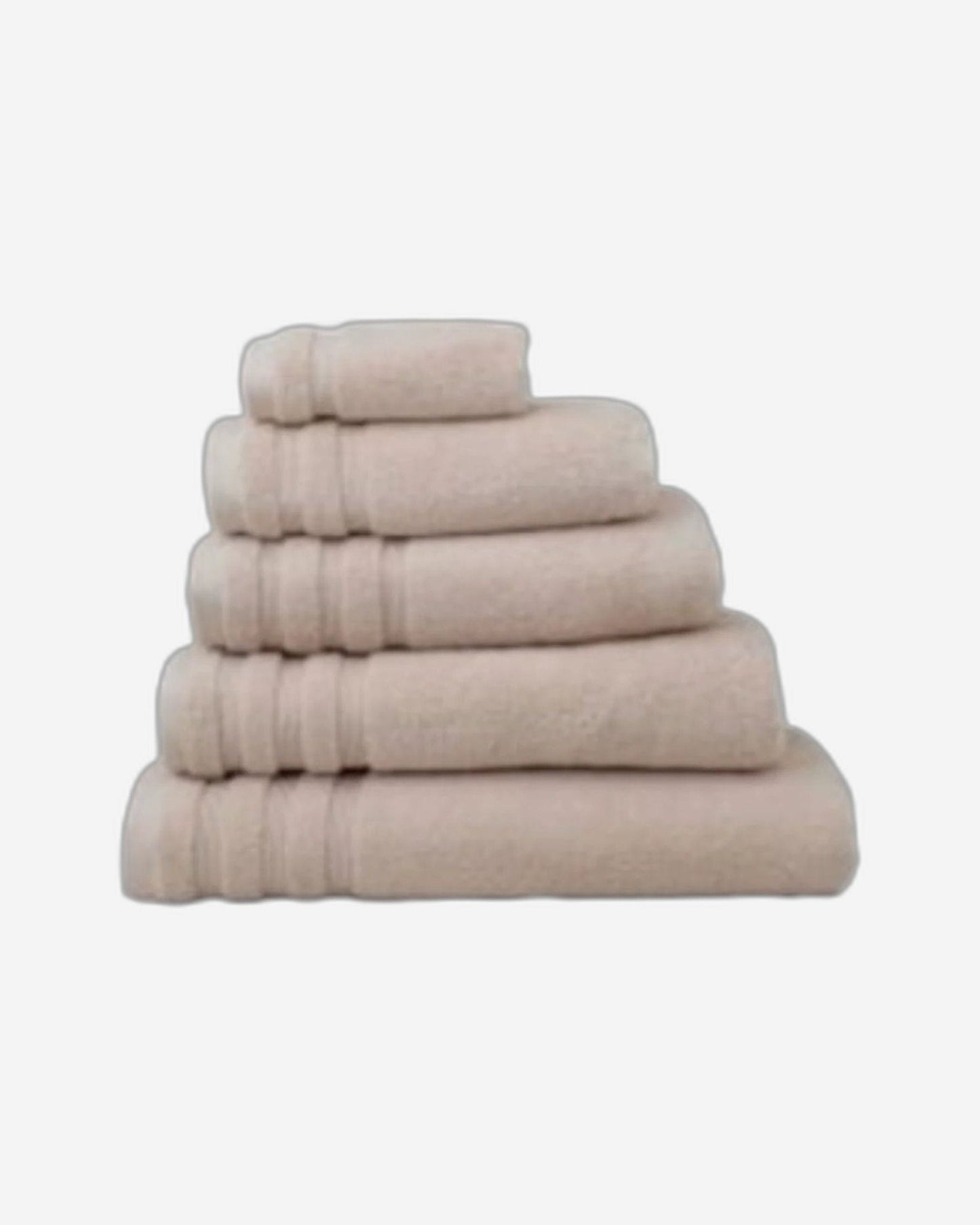 Linen Obsession "Zero Twist" Bath Towels Collection in Sandstone