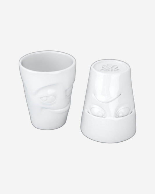 58 Products Mug set no.1 - grumpy & impish white