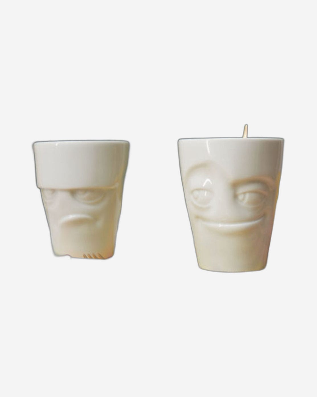 58 Products Mug set no.1 - grumpy & impish white