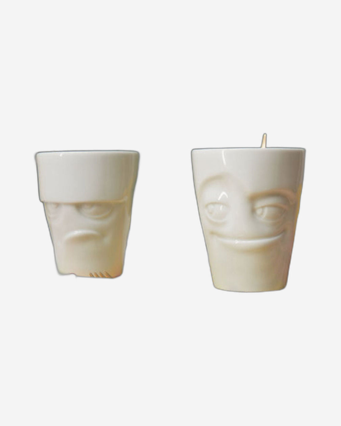 58 Products Mug set no.1 - grumpy & impish white
