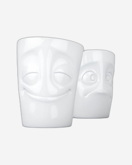 58 Products Mug set no.2 - cheery & baffled white
