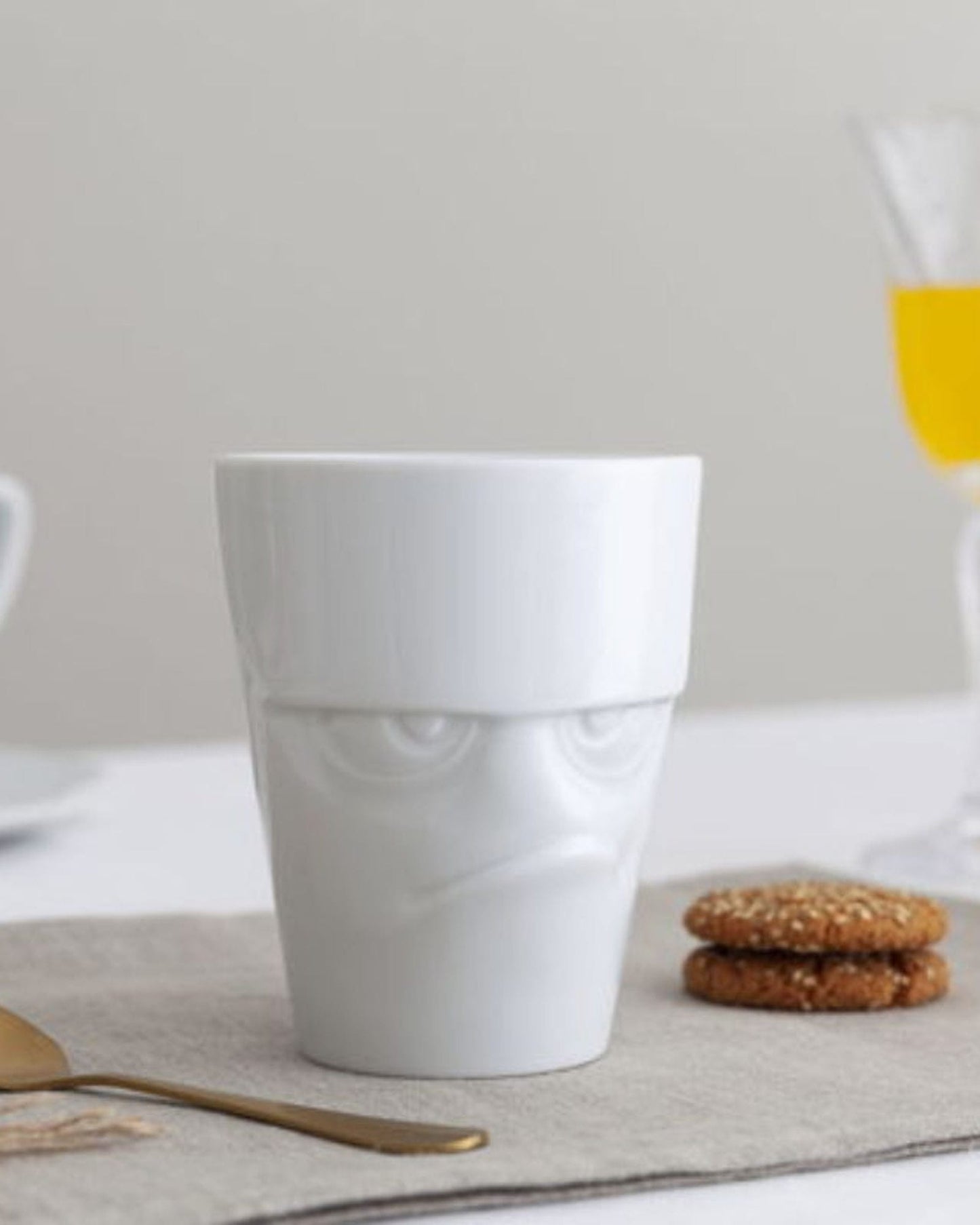 58 Products Mug with handle - grumpy white