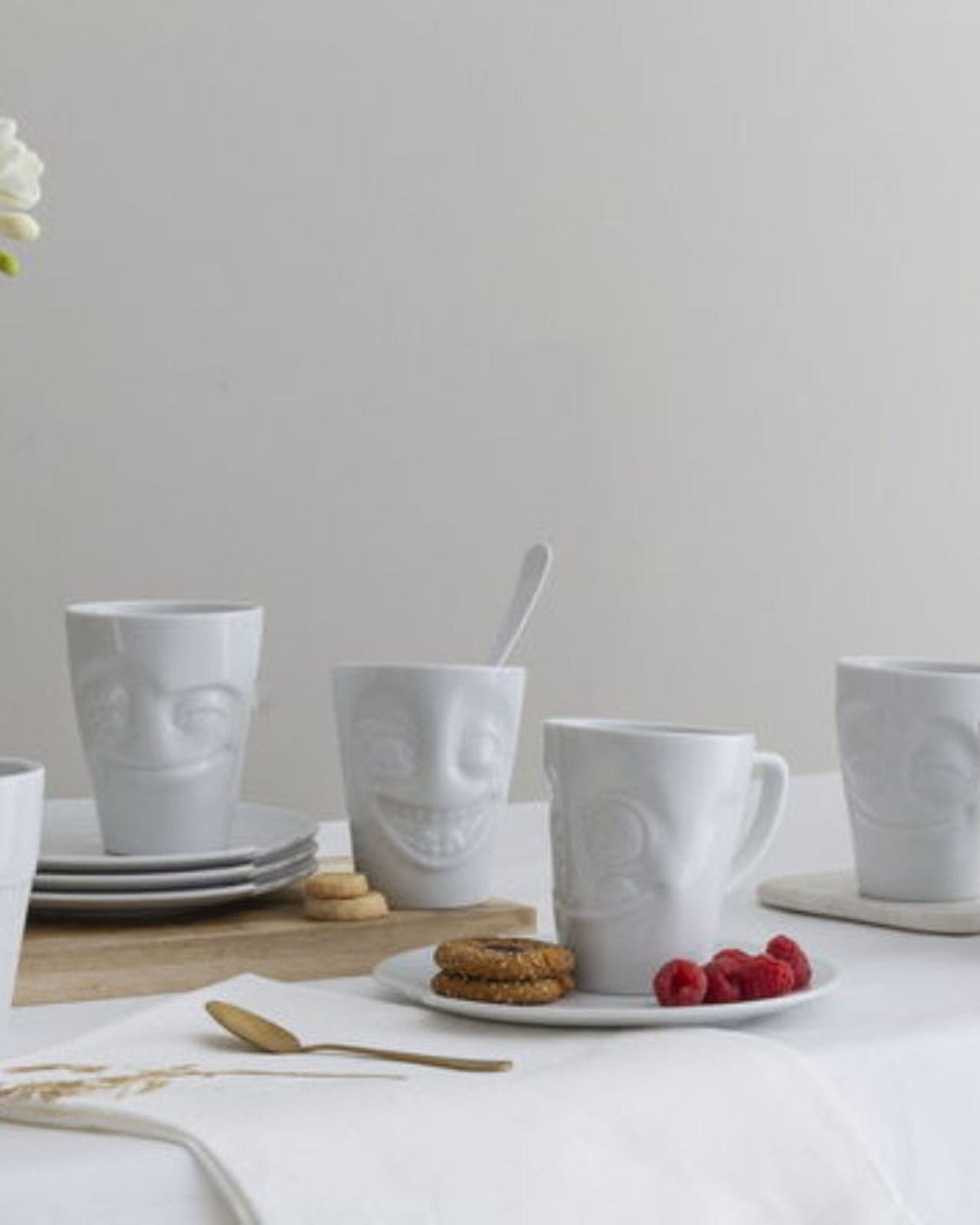 58 Products Mug with handle - cheery white