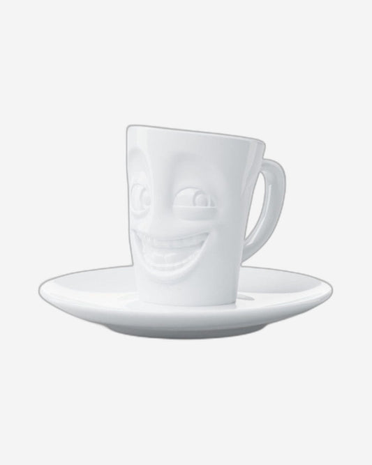 58 Products Espresso Mug with handle - joking - white