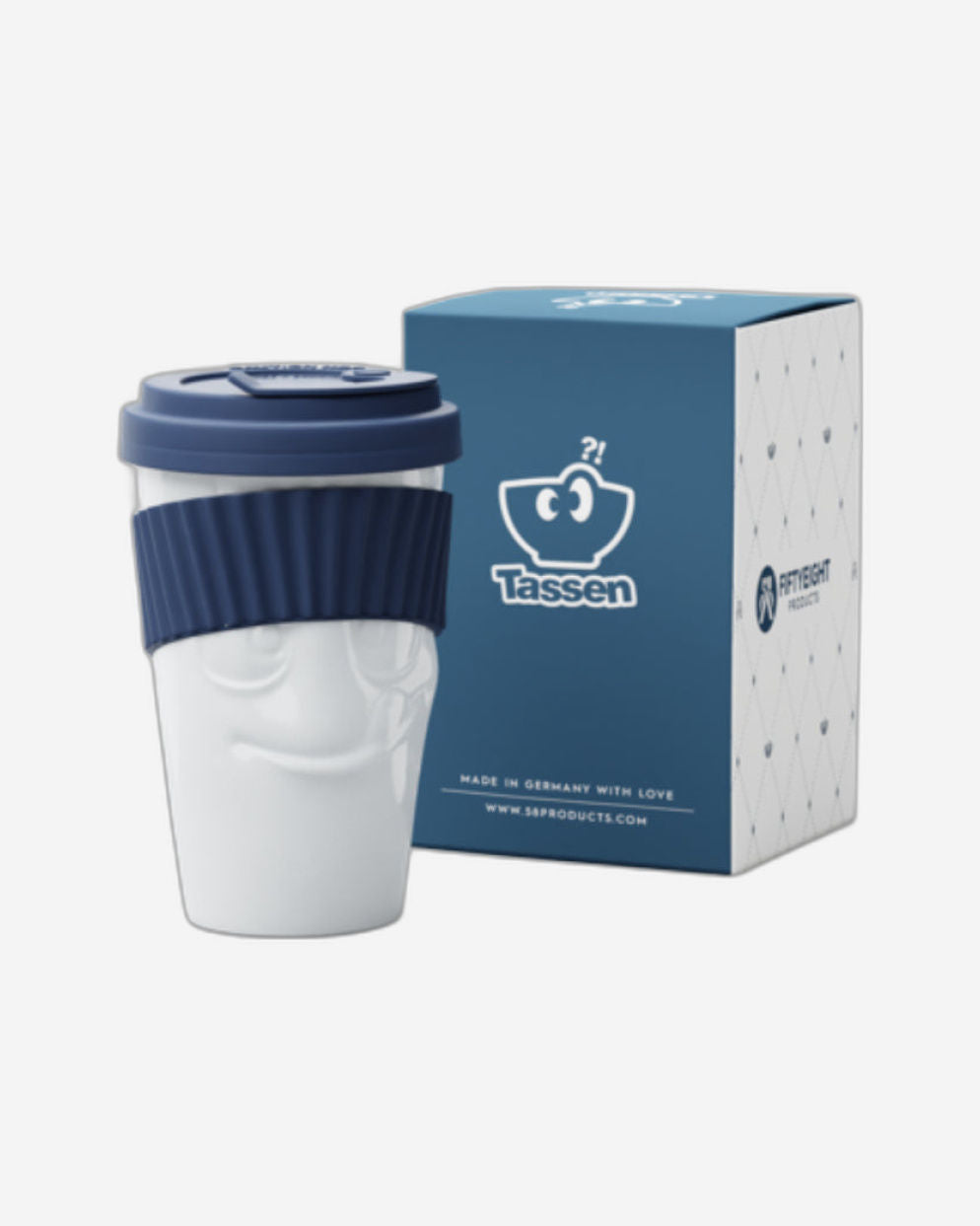 58 Products Mug to Go 400 ml tasty - Navy