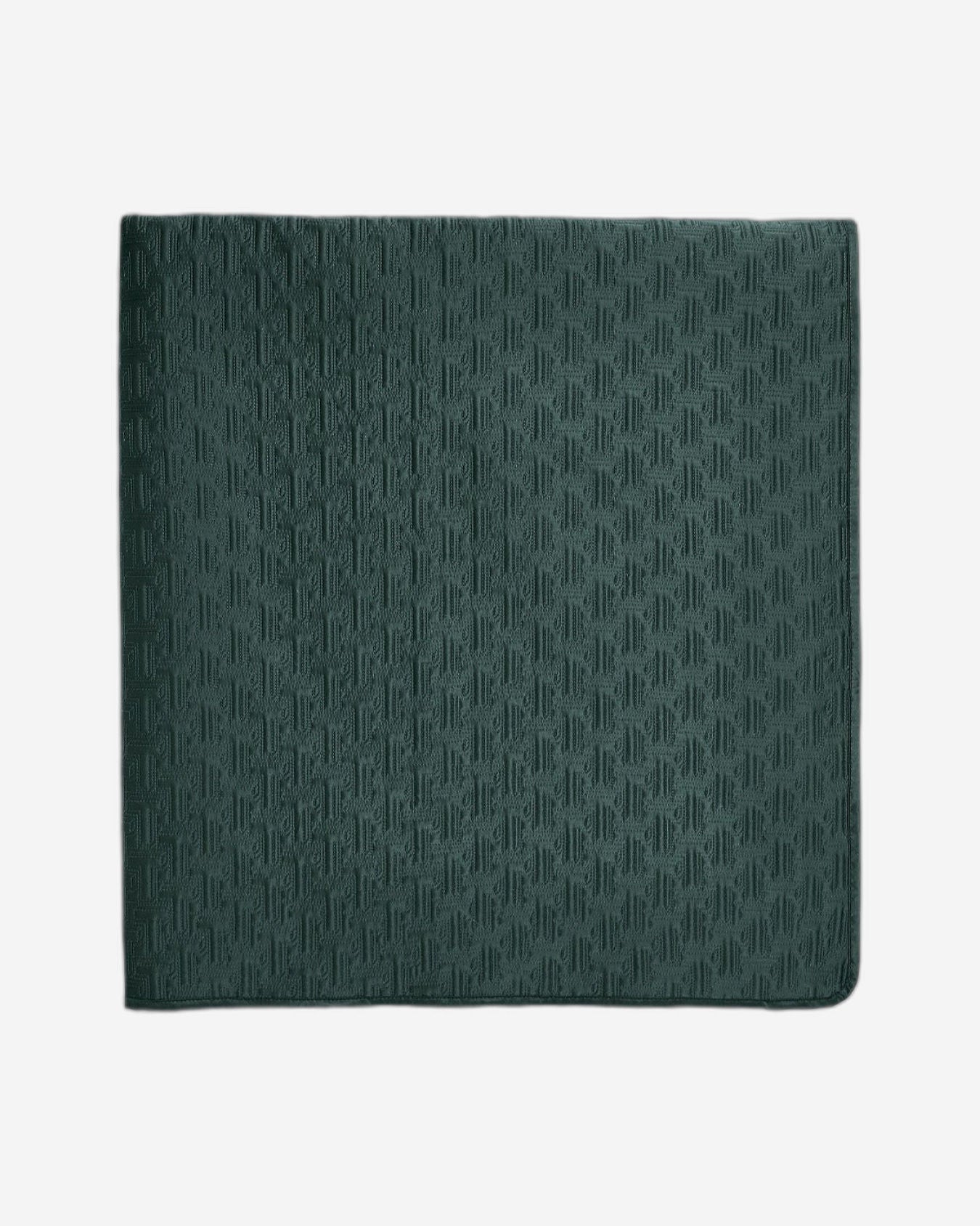 Ted Baker "T" Quilted Bedspread and Pillow Shams in Forest Green
