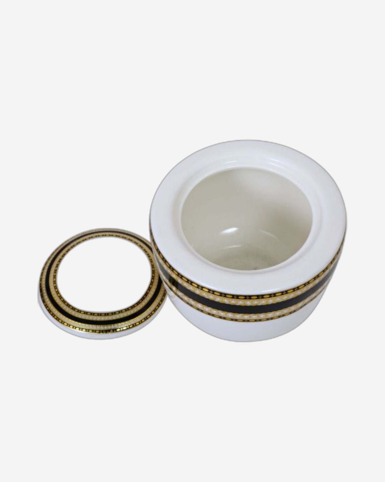 Shallow Bone China 1 Pcs Sugar Pot with Spoon, Elegant Porcelain Sugar Bowl for Tea, Coffee & Hot Beverages