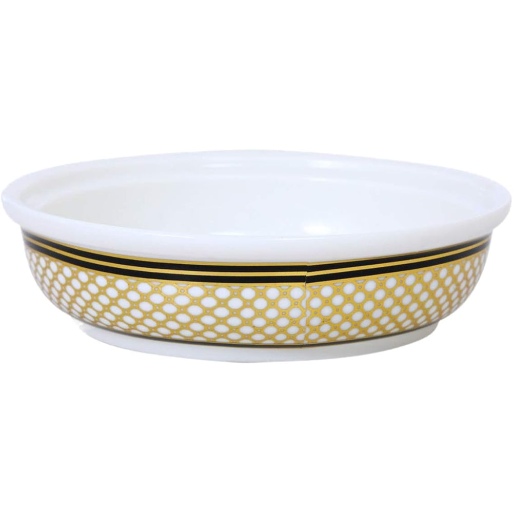 Shallow Bone China Tajine Set with Cover 6 Inches (15 cm), Elegant Porcelain Moroccan Cooking Pot for Stews & Dishes