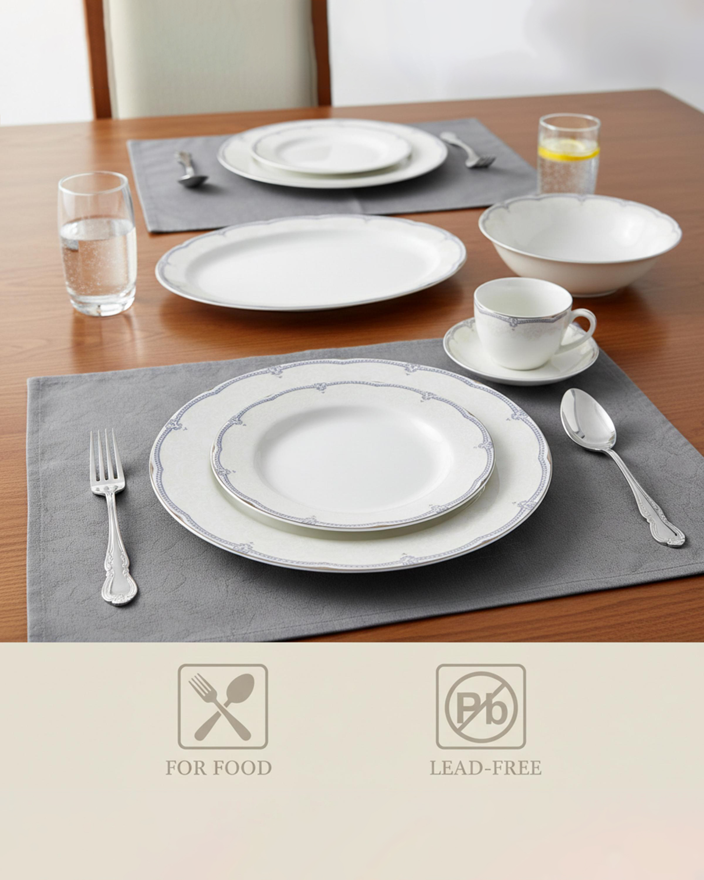 Shallow SORA Dinnerware Set 32 pcs