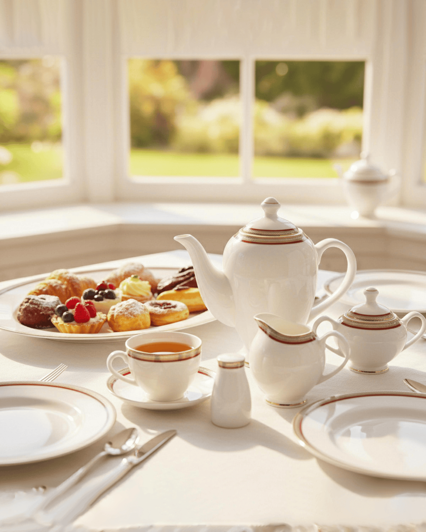 Shallow LUMA Dinnerware Set 47 pcs