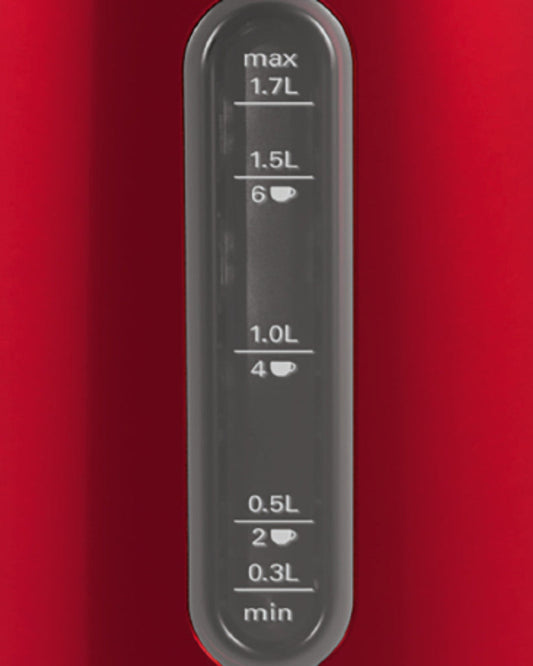 Bosch DesignLine Electric Kettle 3000W TWK4P434GB Deep Red Crystal