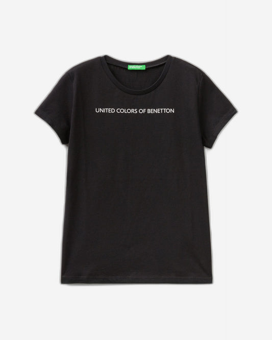 100% cotton t-shirt with logo