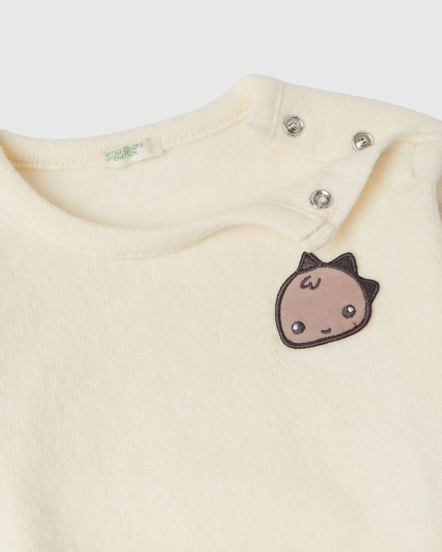 Sweatshirt in recycled cotton blend