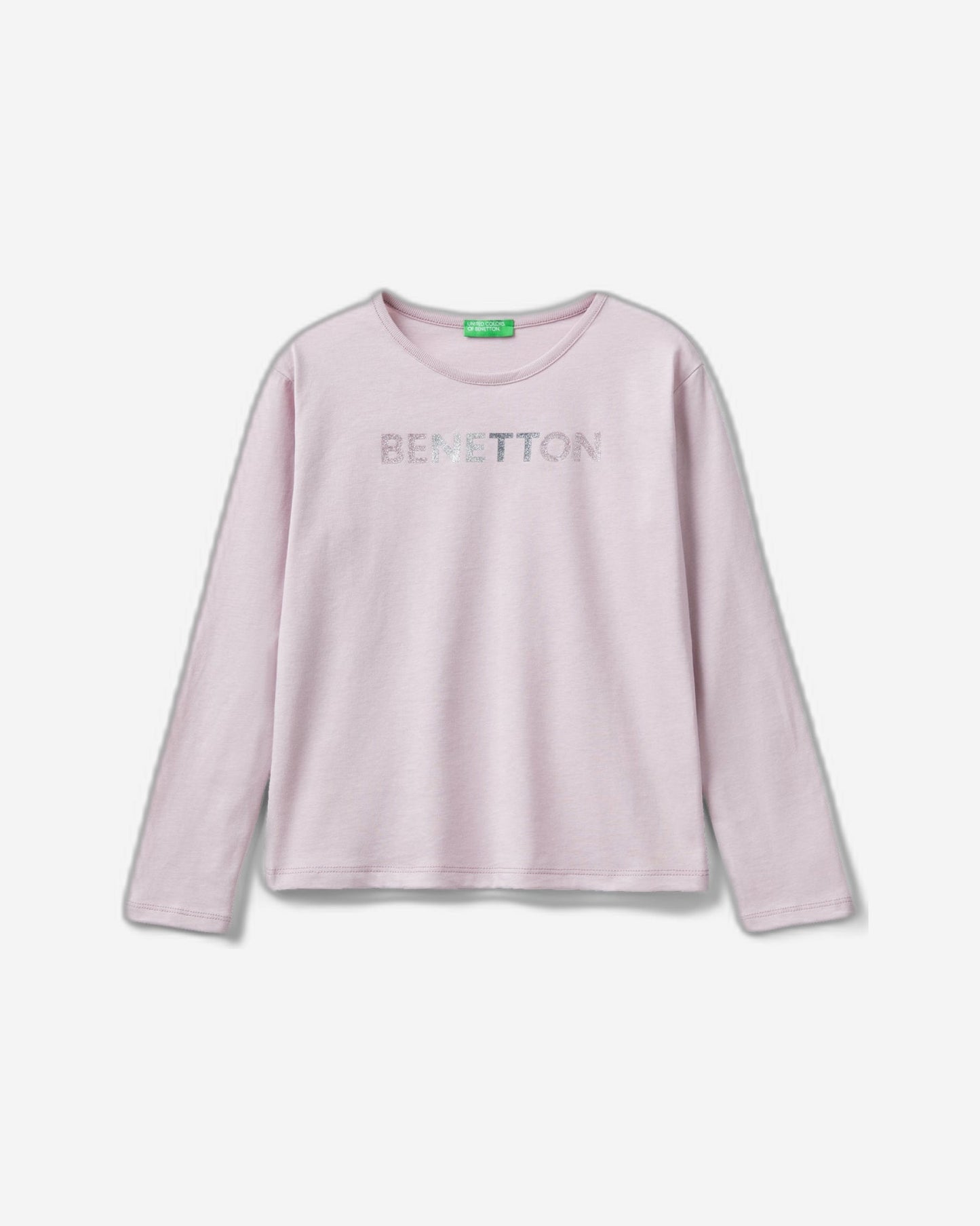 T-shirt in warm organic cotton with glitter