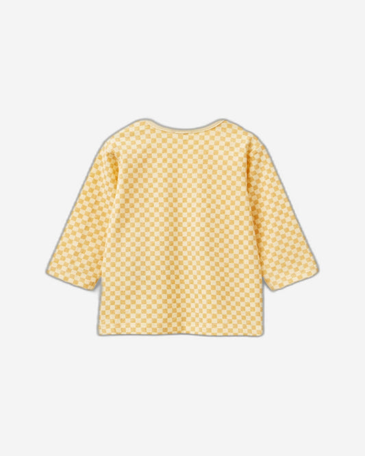 Optical t-shirt with teddy bear print