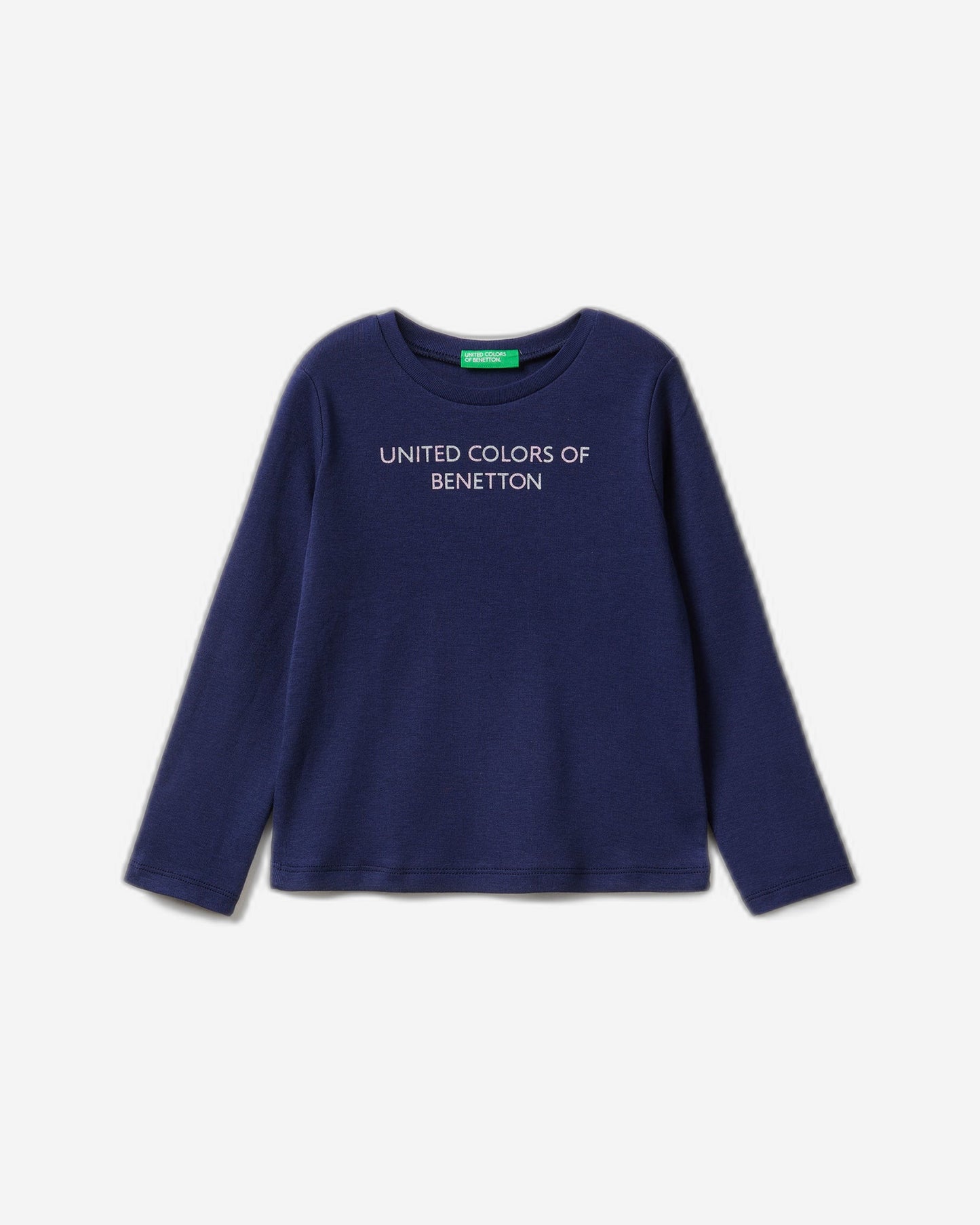 Long sleeve t-shirt with glitter print