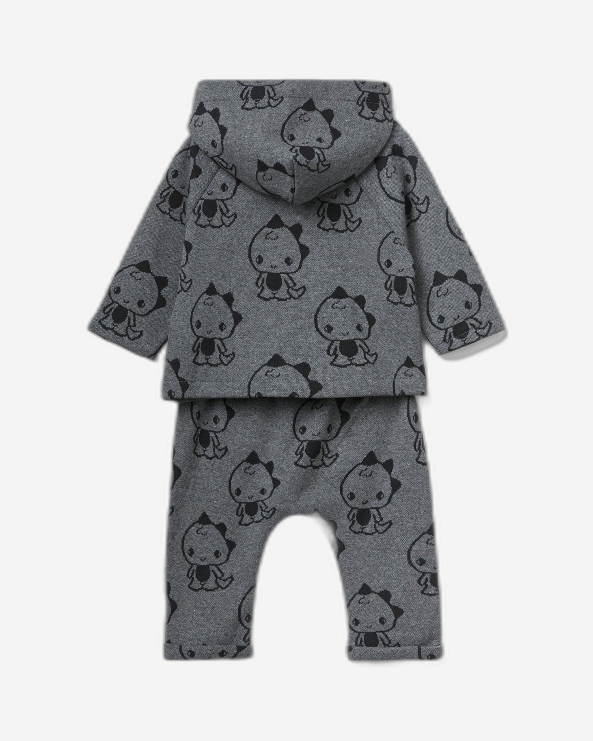 Outfit with dinosaur print