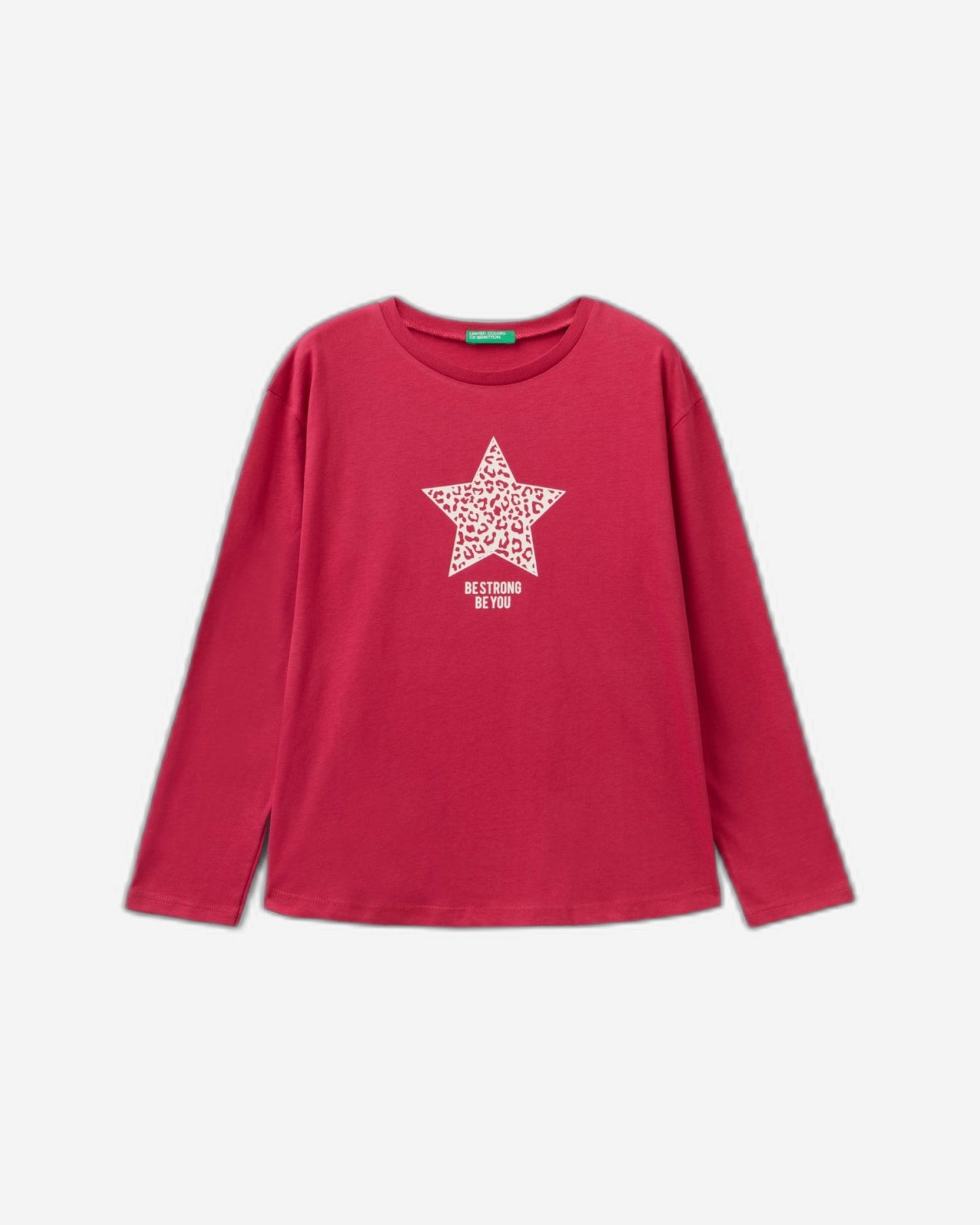 T-shirt in warm cotton with print