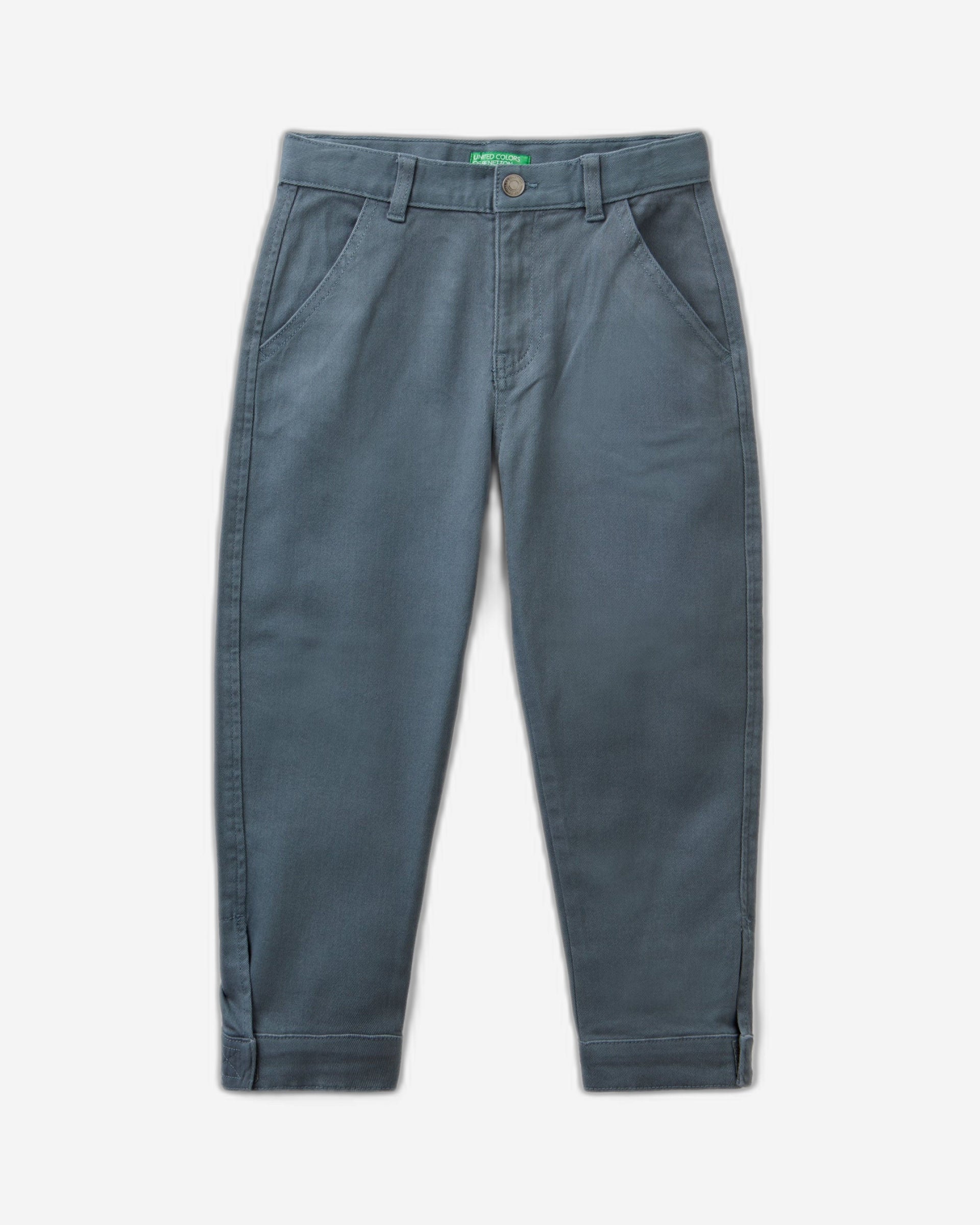 Straight regular fit trousers