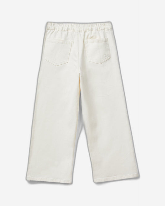 High-waisted straight fit trousers