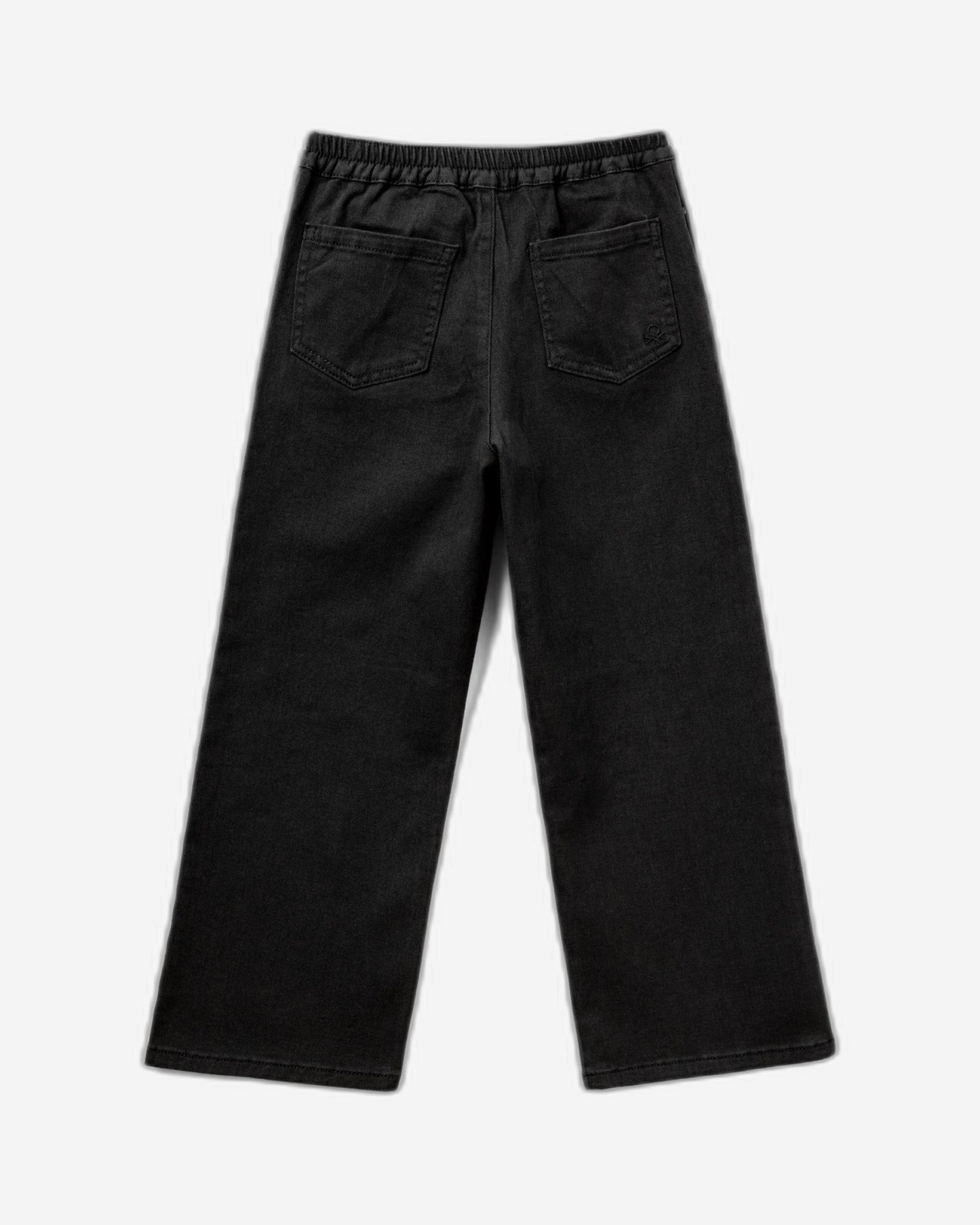 High-waisted straight fit trousers