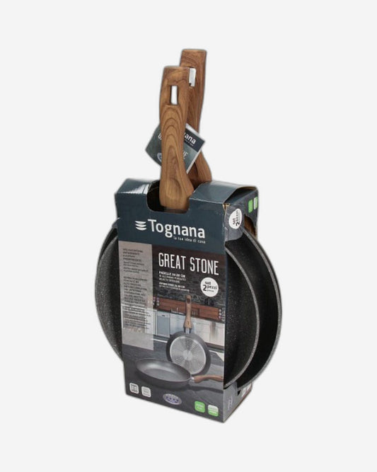 Tognana Frying Pan Set 2Pc Grancucina Granite