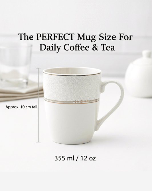 Shallow ISLA Mug 355 ml Classic White