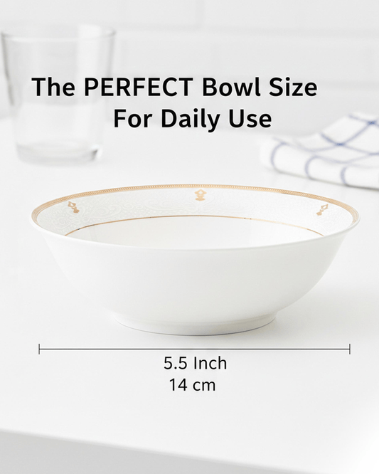 Shallow ZAYA Bowl 14 cm Elegant White