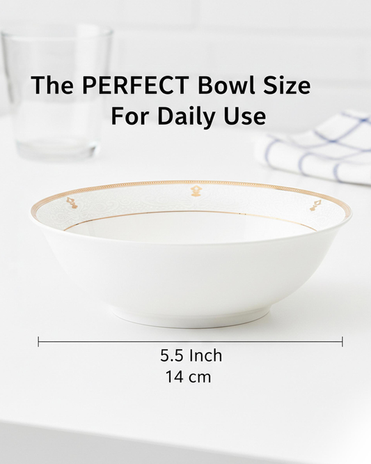 Shallow ZAYA Bowl 14 cm Elegant White