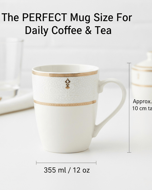 Shallow ZAYA Mug 355 ml Elegant White
