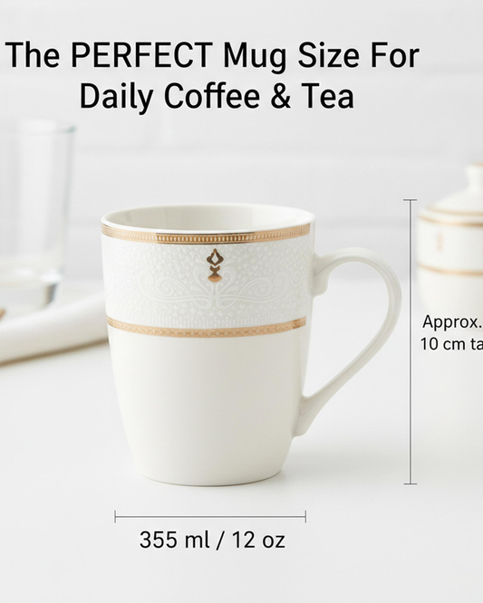 Shallow ZAYA Mug 355 ml Elegant White