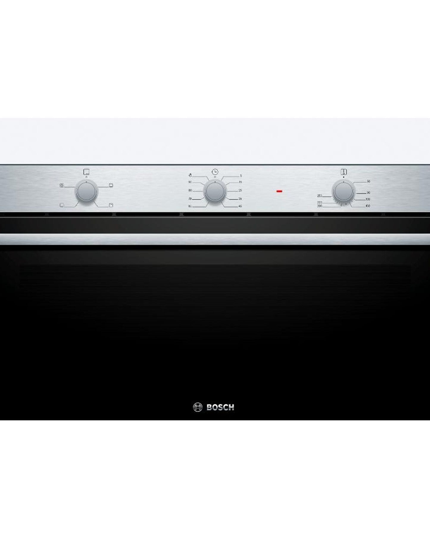 Bosch Built-In Oven, Full Glass Door & Grey Enamel, 85 L & 90 × 48 cm, Stainless Steel, German Engineering – VBC011BR0M
