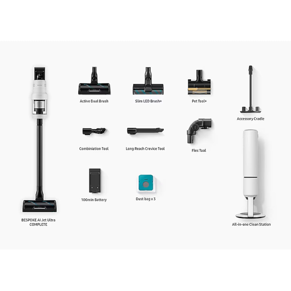 Bespoke AI Jet™ Ultra Stick Vacuum Cleaner With Most Powerful 400W Suction Power