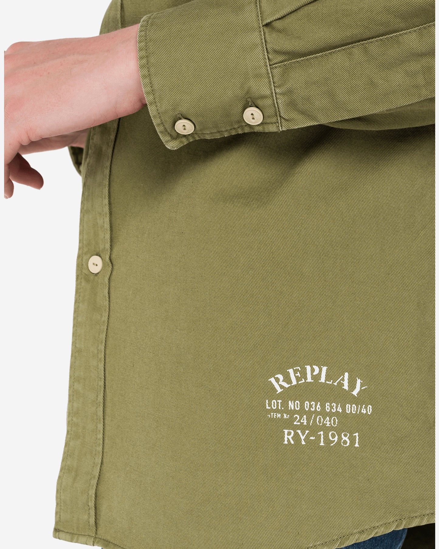 Boy Fit Shirt In Cotton And Linen