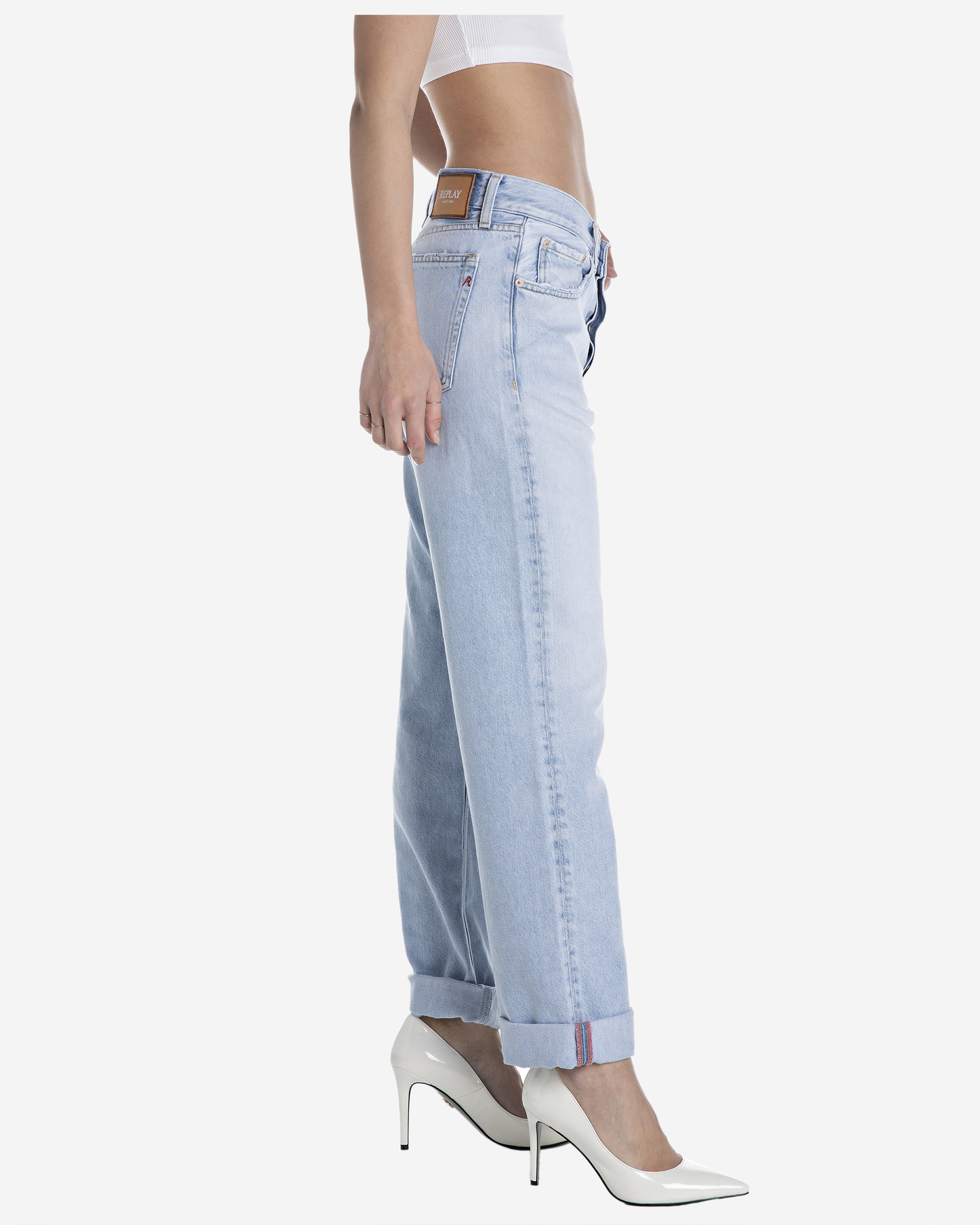 Replay Aubry Boy-Fit Jeans - Super Light Blue