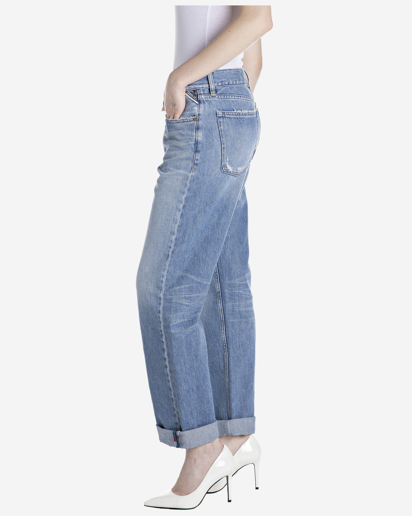 Replay Aubry Boy-Fit Jeans - Light Blue